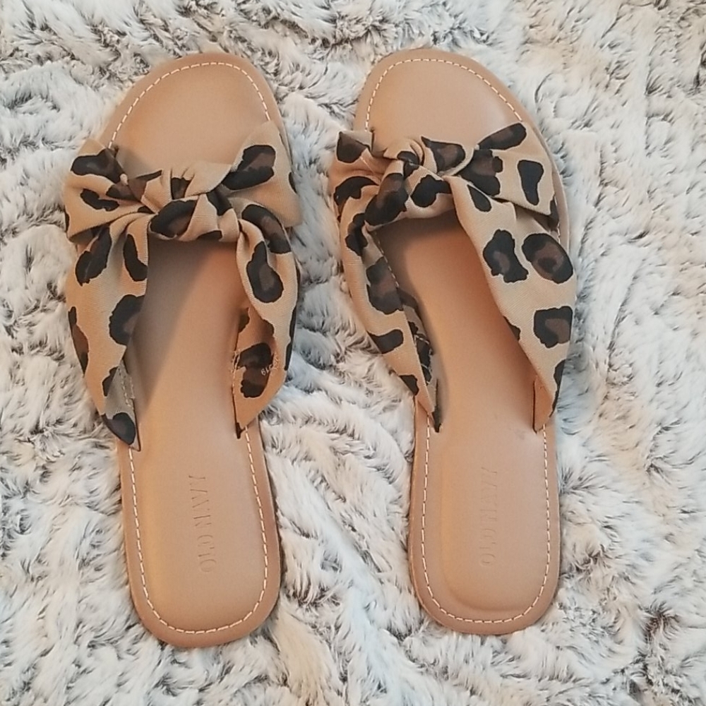 Leopard Sandals